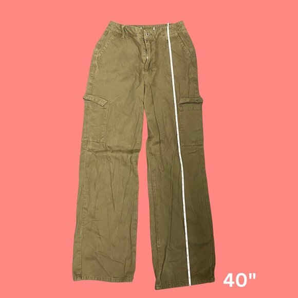 Denim Co. Olive Green Cargo Pants Women’s Size 4 (EUR 36 / UK 8) - Picture 5 of 10